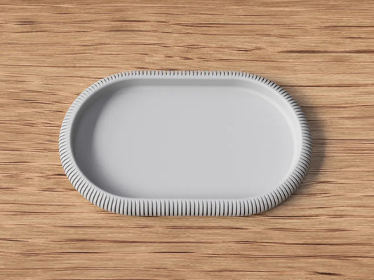 Nordic Tray dekorationsbakke fra NorthLayer med træfinish til styling og opbevaring i hjemmet