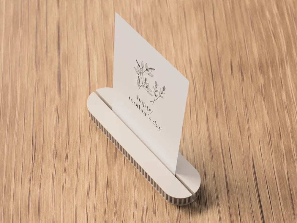 NordLayer Flora kort- og billedholder med grønne blade design, ideel til at holde kort og billeder sikkert og stilfuldt.