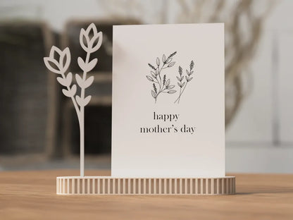 NordLayer flora kort- og billedholder med skandinavisk design, perfekt til kort og billeder, i holdbart materiale.