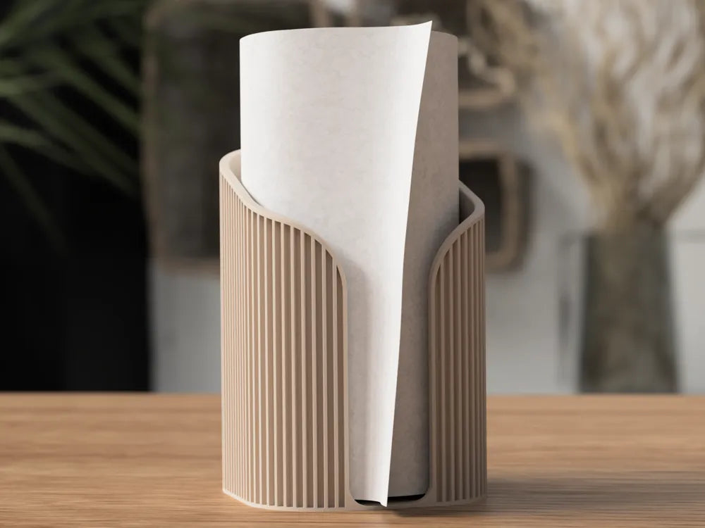 Nordic Køkkenrulleholder fra NorthLayer, rustfrit stål med moderne design til køkkenet.