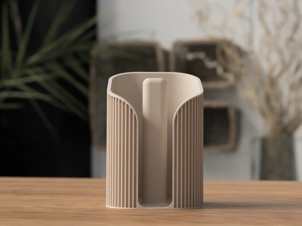 Nordisk NorthLayer køkkenrulleholder i rustfrit stål med moderne design til køkkenet