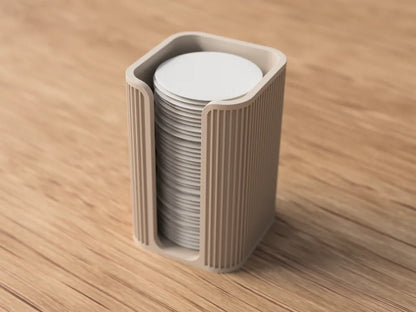 Nordic Cotton Holder fra NorthLayer til vatrondeller i ægte bomuld, praktisk og stilfuld opbevaringsløsning.