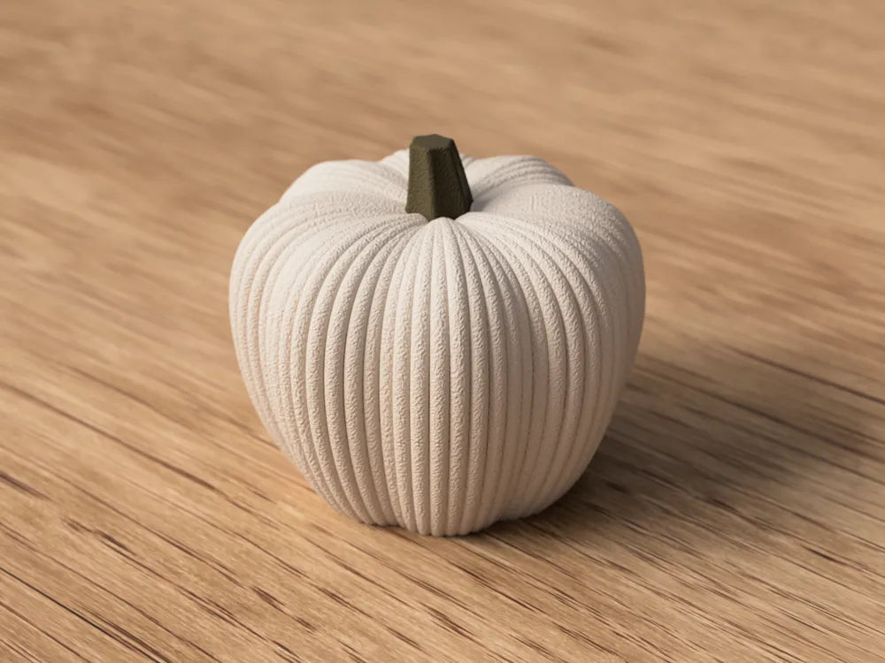 Nordic Pumpkin™ dekorativt græskar fra NorthLayer med orange farve og tekstur, ideelt til efterårsdekorationer.