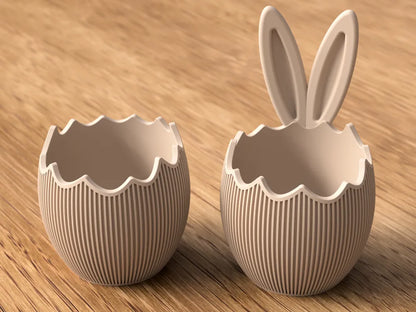 EggNest™ – Dekorativ Æggeskal Potte